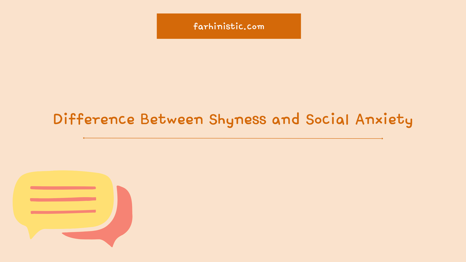 Difference Between Shyness and Social Anxiety